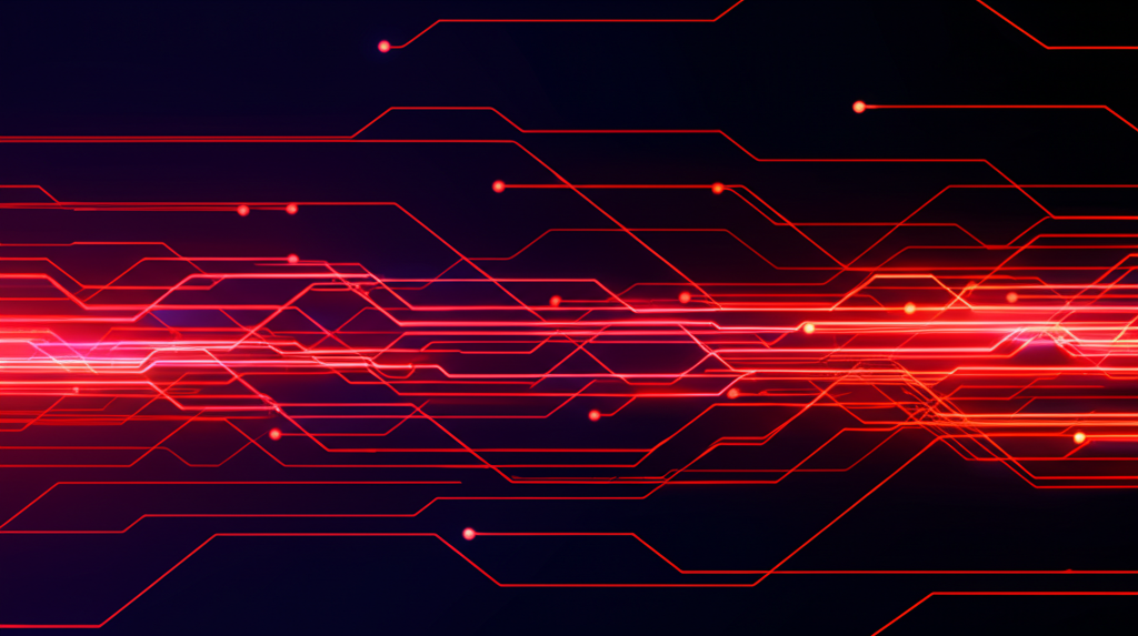 Digitaler Datenstrom für IPTV-Setup - visuelle Darstellung der Streaming-Technologie